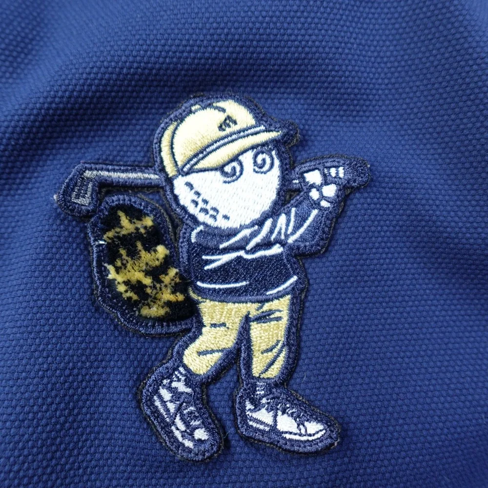 Adidas x Malbon Golf Polo Mens Small Crosby Collection Buckets Navy IP9219
